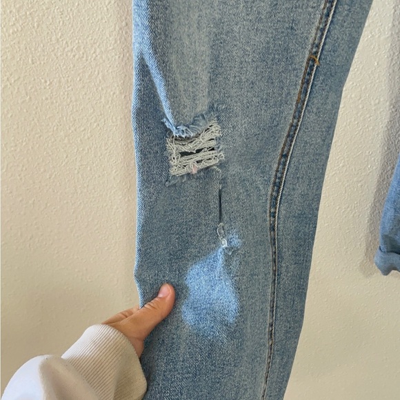 Time and Tru High Rise Light Blue Maternity Jeans - Picture 5 of 13